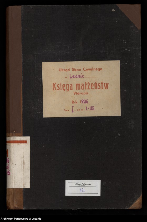 Obraz 2 z jednostki "[Księga małżeństw]"