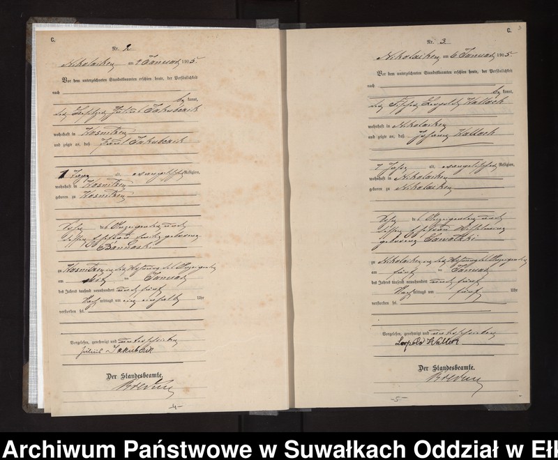 image.from.unit.number "Sterbe-Haupt-Register des Königlichen Preussischen Standes-Amtes Nikolaiken Kreis Sensburg"