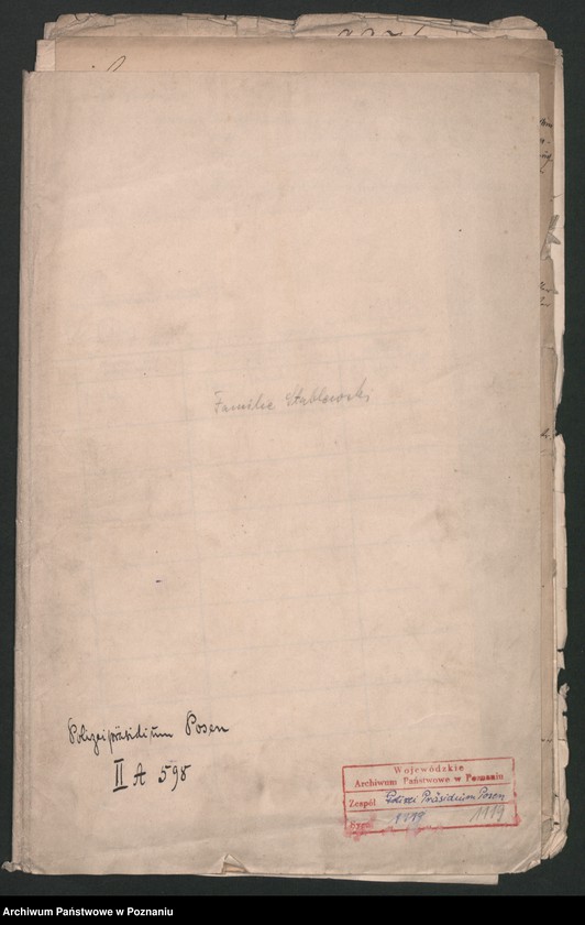 Obraz 2 z jednostki "A. betr. die Familie von Stablewski"