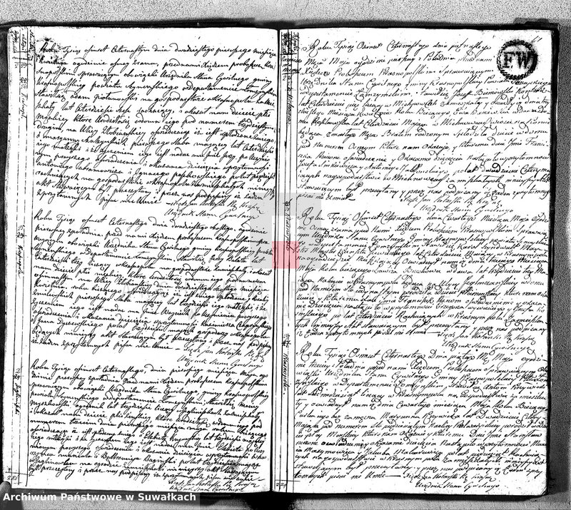 image.from.unit.number "Akta Cywilne Urodzonych Gminy Krasnopolskiey Pttu Seyneńskiego od Ru 1814."