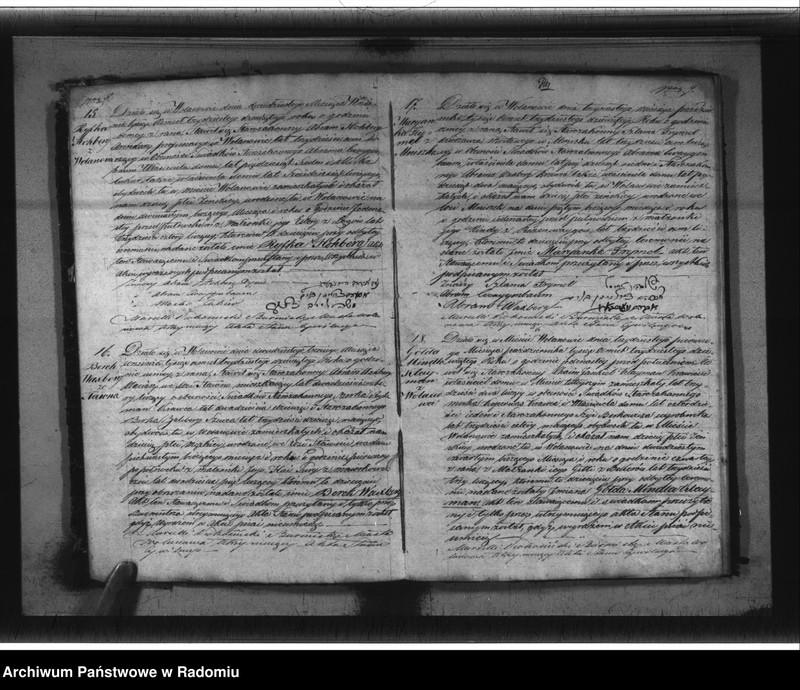 image.from.unit.number "Duplikat parafij Żydowskiej Wolanów z r. 1839"