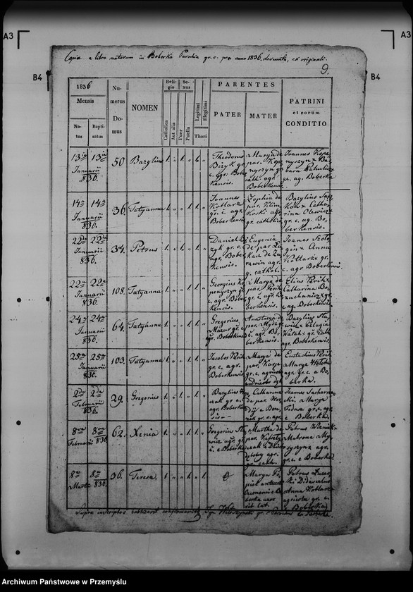 image.from.unit.number "[Kopie ksiąg metrykalnych parafii Boberka (dekanat Lutowiska)]"