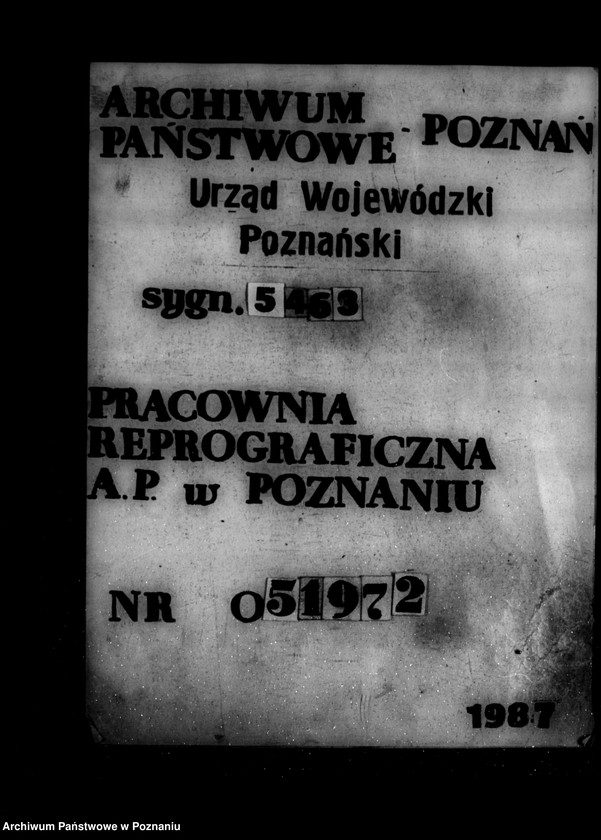 Obraz 1 z jednostki "Kwestionariusz Gazowni Miejskiej w Rakoniewicach powiat wolsztyński"