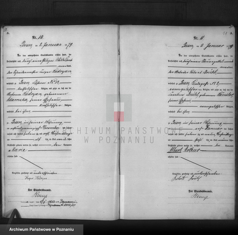 Obraz 8 z jednostki "Księga urodzeń t. I"