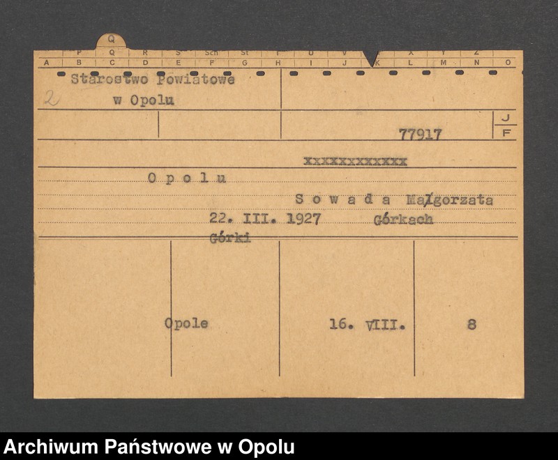 Obraz 4 z jednostki "[Sobocik Marie, ur. 19.7.1899 Zernik]"