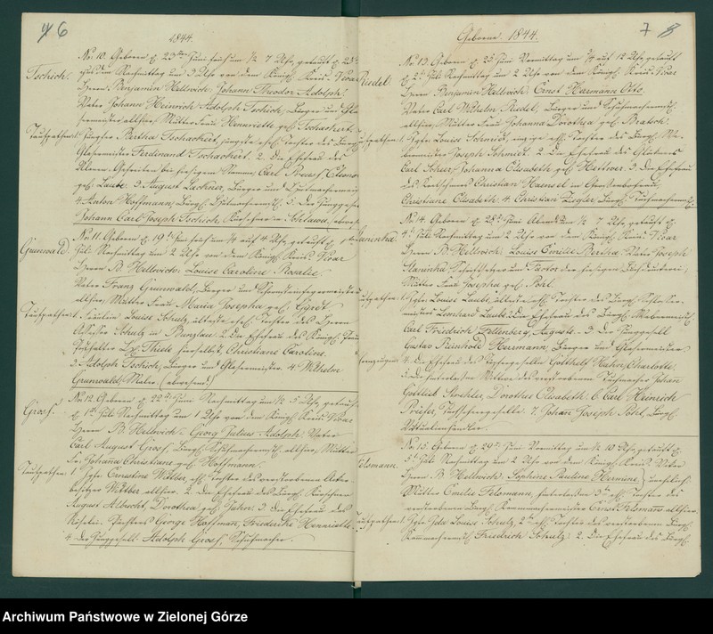 image.from.unit.number "Geboren, Getrauten, Gestorbenen bei der katholische Stadt - Pfarrkirche zu Freistadt"