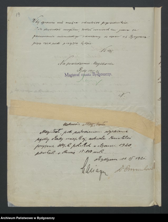 image.from.unit.number "Przejęcie miasta przez rządy polskie"