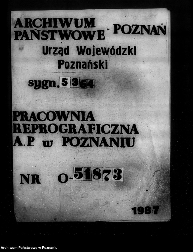 Obraz 1 z jednostki "Zatwierdzenie projektu urządzenia garbarni J. Panety w Mosinie powiat śremski"