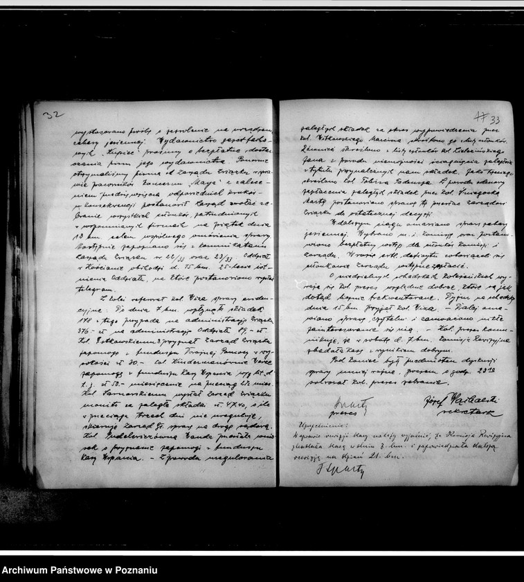 Obraz 20 z jednostki "Protokolarz posiedzeń zarządu"