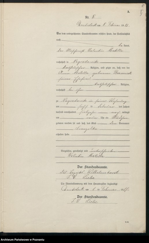 Obraz 7 z jednostki "Geburts-Neben-Register"