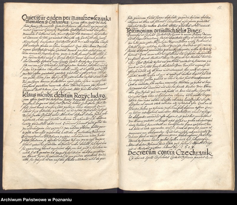 Obraz 16 z jednostki "Acta consulatus Posnaniensis."