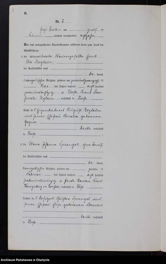 image.from.unit.number "Heiraths-Neben-Register Nr 1 - 5 [ Księga małżeństw - wtóropis ]"