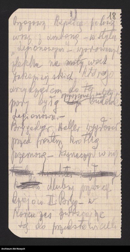 image.from.unit.number "Działalność wojskowo-polityczna Władysława Sikorskiego w czasie I wojny światowej w Naczelnym Komitecie Narodowym, Polskim Korpusie Posiłkowym, wśród internowanych wojskowych polskich na Węgrzech oraz w Galicji. Protokół, pokwitowanie, teksty wierszy i piosenek, korespondencja."