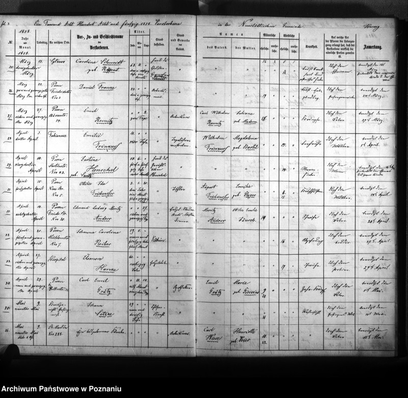 Obraz 6 z jednostki "Verstorbenenbuch"