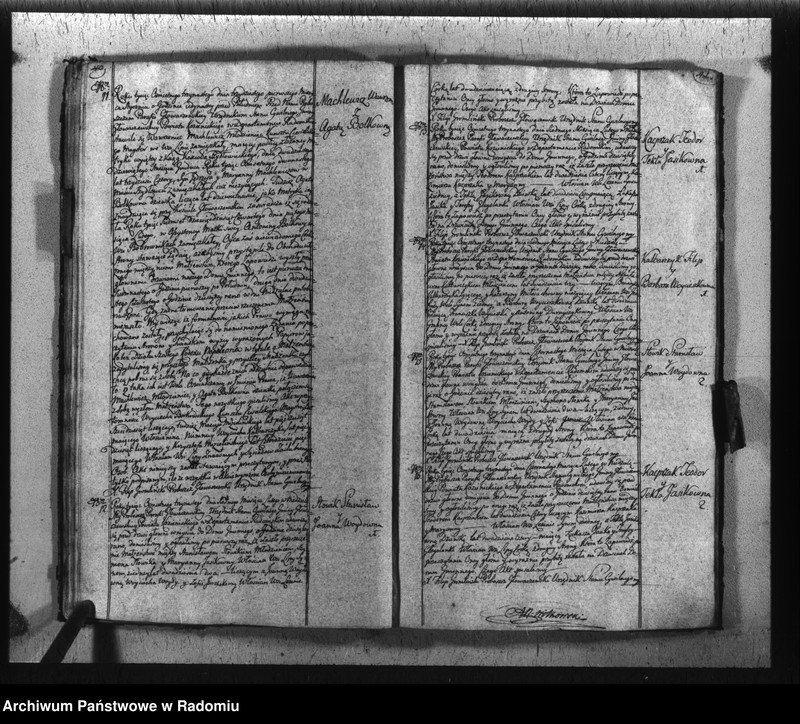 image.from.unit.number "Księga urzędnika stanu cywilnego parafii y miasta Głowaczewa do zapisywania wszelkich aktów na rok 1813"