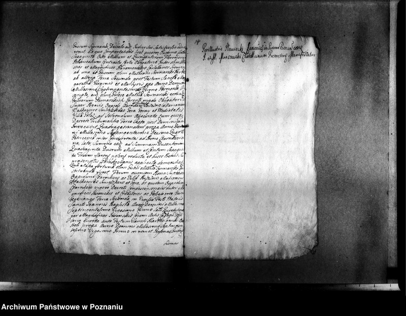 Obraz 18 z jednostki "Resignationes ,inscriptiones, relationes [protocollon]"