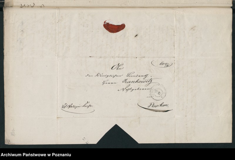 Obraz 14 z jednostki "A. betr. den polnischen Flüchtling Johann von Skarzewski"