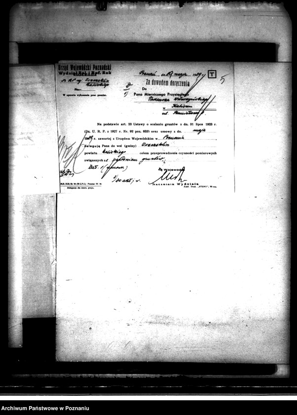 image.from.unit.number "Scalenie wsi Oszczeklin powiatu kaliskiego"