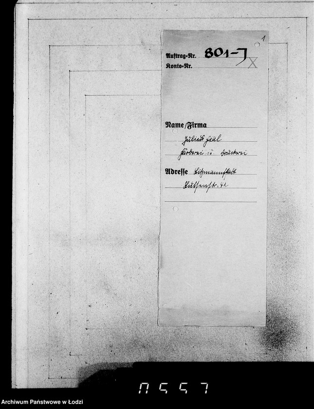 Obraz 5 z jednostki "J.801-820 [Wnioski Żydów z Getta o zwrot należności za towar wzięty na kredyt oraz za wykonaną pracę]"