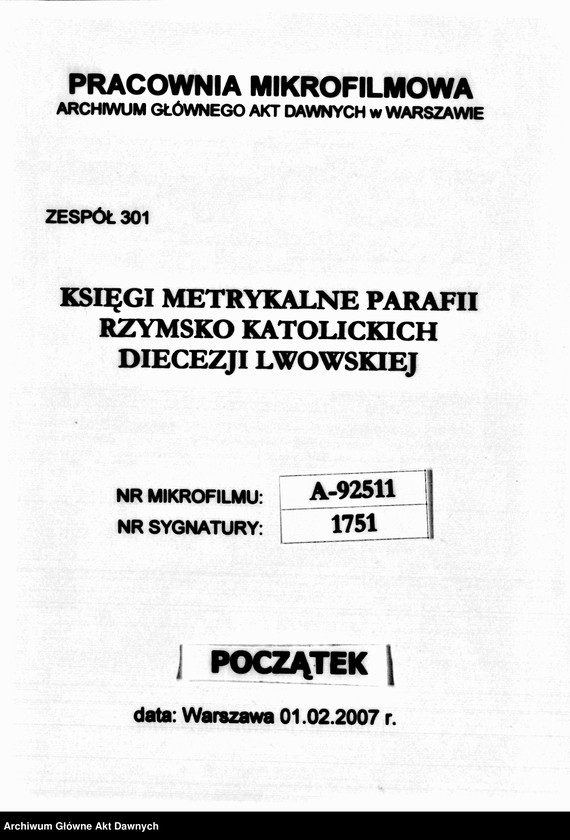 image.from.unit.number "Parafia: Draganówka. Dekanat: Tarnopol. Kopie z ksiąg metrykalnych ur., śl., zg. dla wsi Draganówka i Poczapińce."