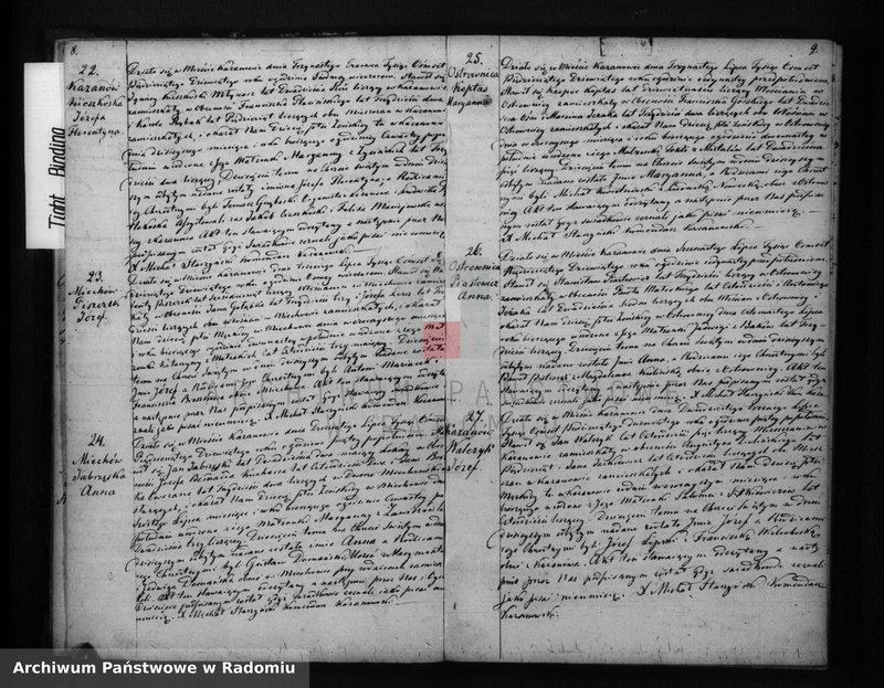 Obraz 7 z jednostki "Duplikat urodzonych, zaślubionych i śmierci w parafii Kazanów na rok 1859"