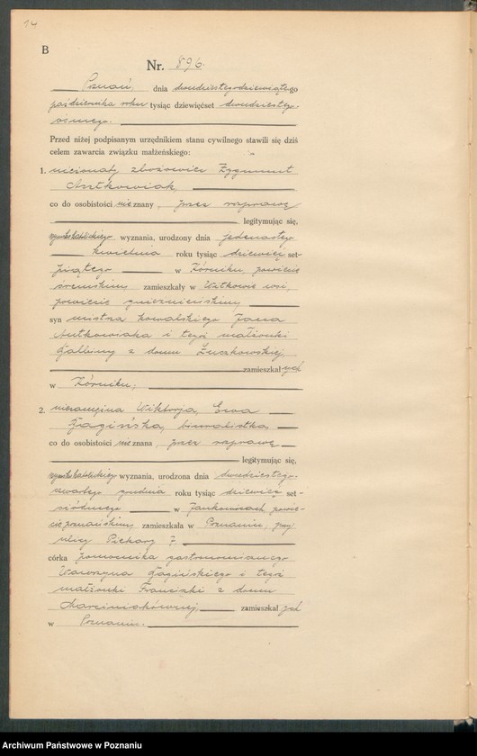 image.from.unit.number "Księga miejscowa małżeństw tom IV [Rejestr główny małżeństw]"