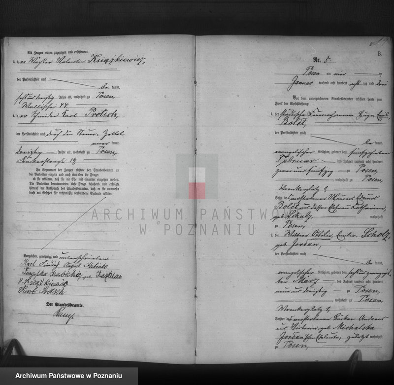 Obraz 6 z jednostki "Księga małżeństw t. I"