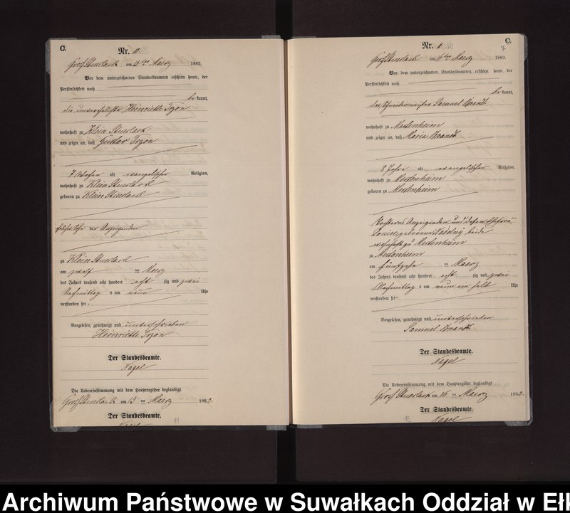 image.from.unit.number "Sterbe-Neben-Register des Preussischen Standes-Amtes Gross Stüerlack Kreis Loetzen"