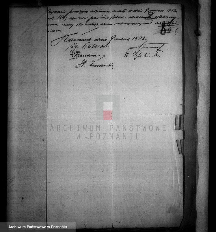 Obraz 10 z jednostki "Skarb Państwa przeciwko Ottonowi Timm z powodu zaległego remontu i braku zapasów w majątku Karnówko powiatu wyrzyskiego"