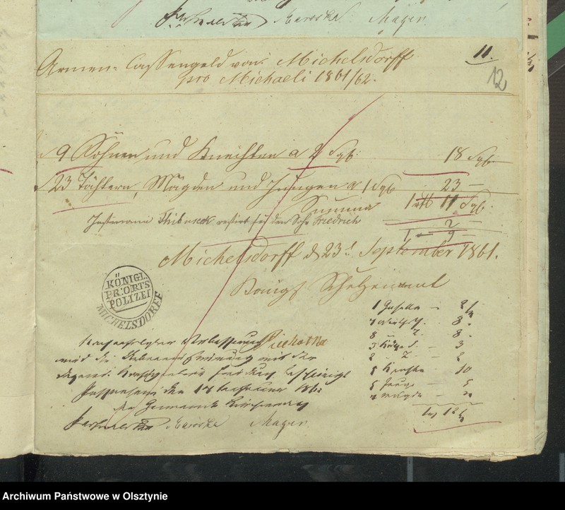 image.from.unit.number "Einnahme und Ausgabe Beläge zur Kirchspiels Armen-Kassen-Rechnung"