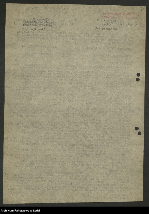 Obraz 8 z jednostki "Instrukcje, [okólniki] Oddziału"