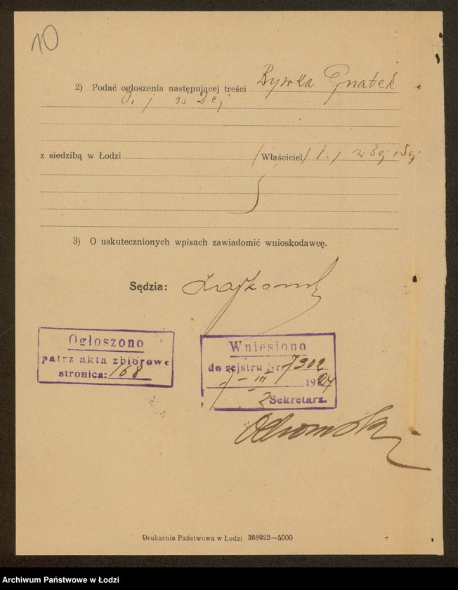 Obraz 12 z jednostki "Rywka Gnatek- sprzedaż szczotek, koszyków i walizek"