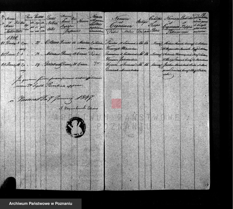 Obraz 7 z jednostki "Liber baptisatorum, copulatorum, mortuorum"