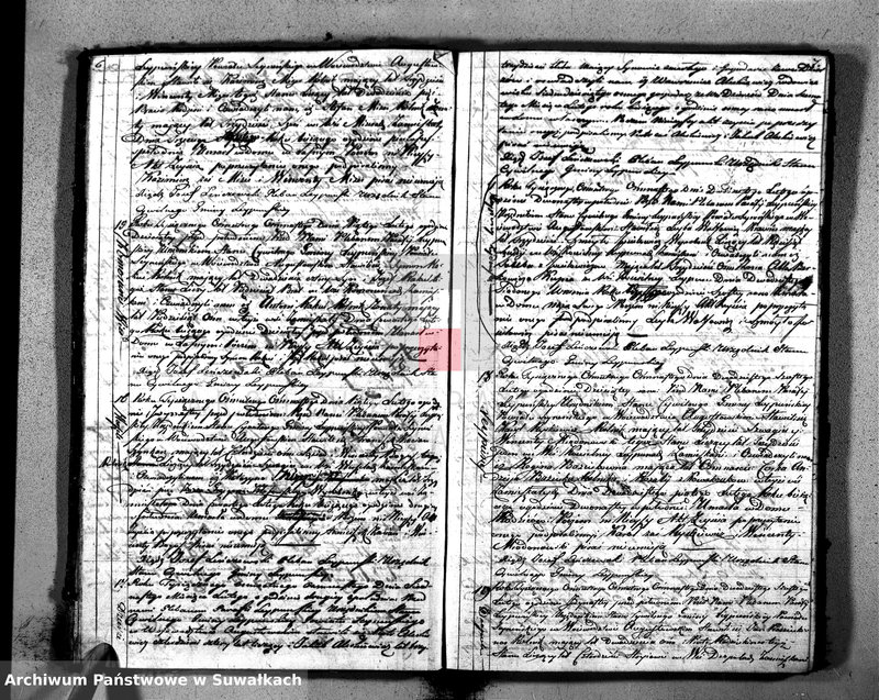 Obraz 6 z jednostki "Księga Aktów Zeyscia Gminy Leypuńskiej od 1-o Stycznia 1818 Roku"