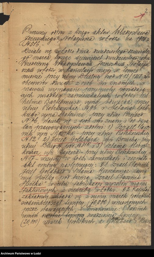 Obraz 4 z jednostki "„Izrael Ptasznik i s-ka” – fabrykacja wyrobów manufakturowych"