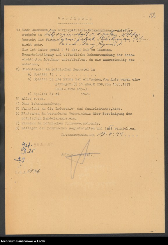 Obraz 14 z jednostki "Lajzer Jakób Ehrlichman – sklep spożywczy i nabiałowy"