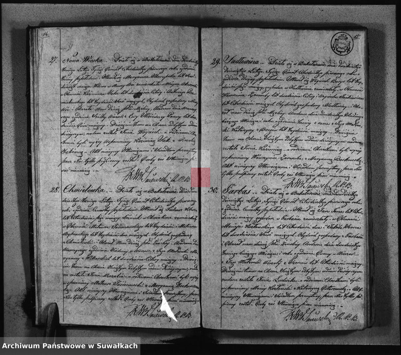 image.from.unit.number "Księga Duplikat z Roku 1841 Parafij Bakałarzewskiey przeznaczona do Archiwum Hipotecznego"