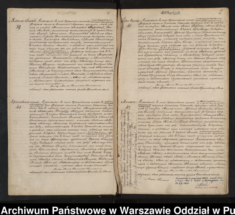 image.from.unit.number "Akta urodzeń, małżeństw i zgonów"