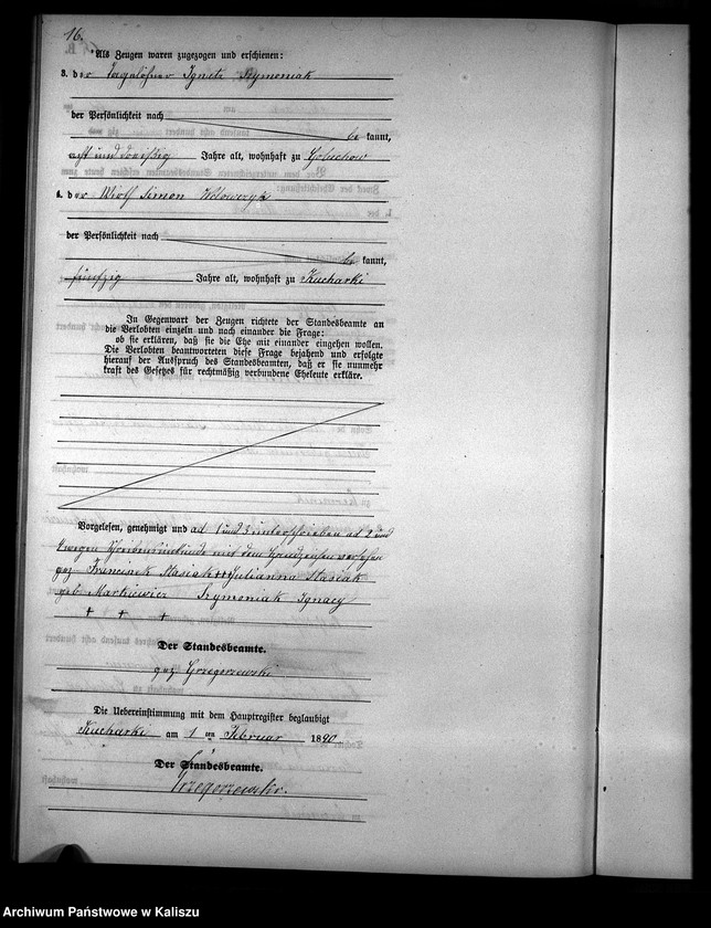 Obraz 20 z jednostki "[Księga małżeństw]"