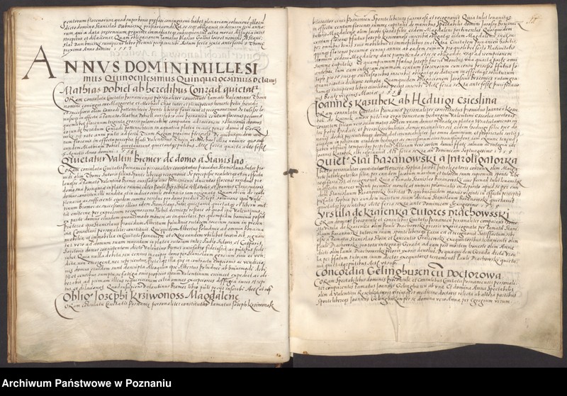 Obraz 15 z jednostki "Liber obligationum, decretorum, quietationum, contractuum. Acta civitatis Posnaniensis."