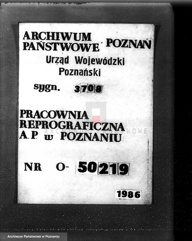Obraz 1 z jednostki "Nadzór nad gospodarką w lasach majętności Wojnowo powiat obornicki"