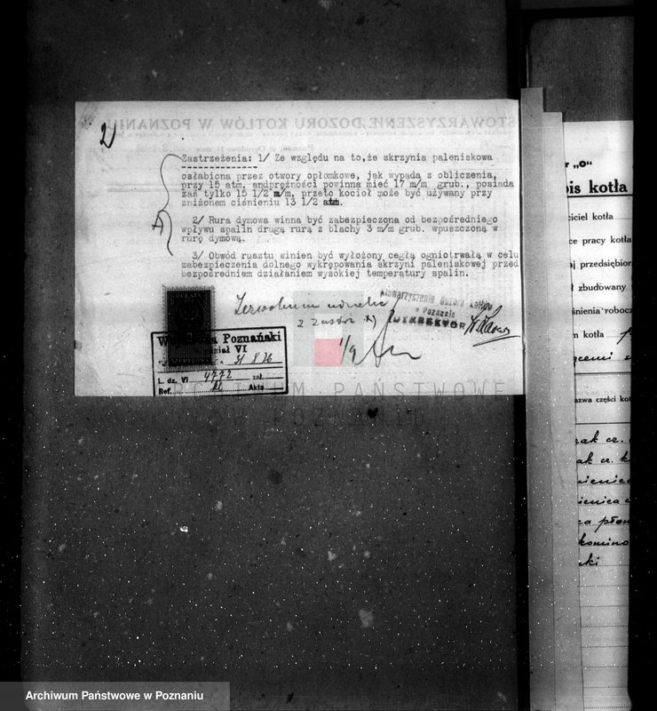 Obraz 6 z jednostki "Gospodarstwo rolne w Goraju pow. czarnkowski własność hr Hochberg później warsztat ślusarski P. Pietza w Obornikach nr woj. kotła 5236"