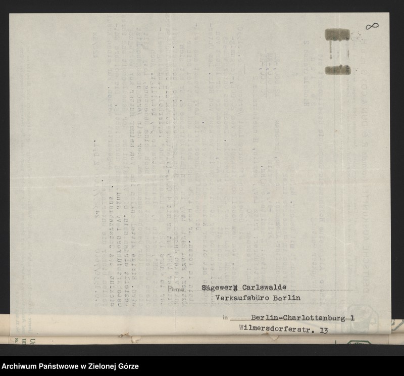 image.from.unit.number "[Informacja przemysłowo-handlowa agencji Deutsche Auskunftei z lat 1926-1932 dot. danych przedsiębiorstw korzystających z usług książęcego urzędu Budowlanego w Żaganiu]"