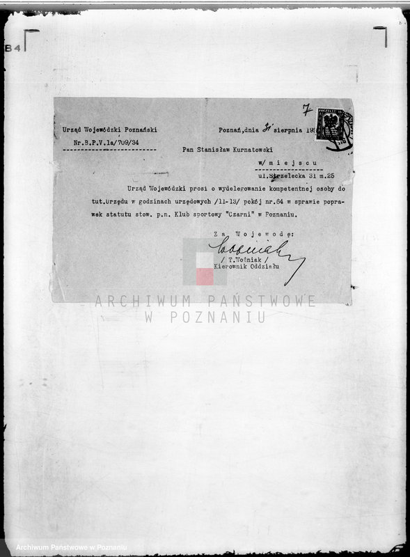 Obraz 11 z jednostki "/Klub Sportowy,,Czarni" w Poznaniu/"