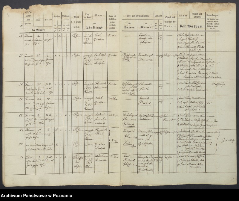 Obraz 6 z jednostki "Taufregister-Duplikat"