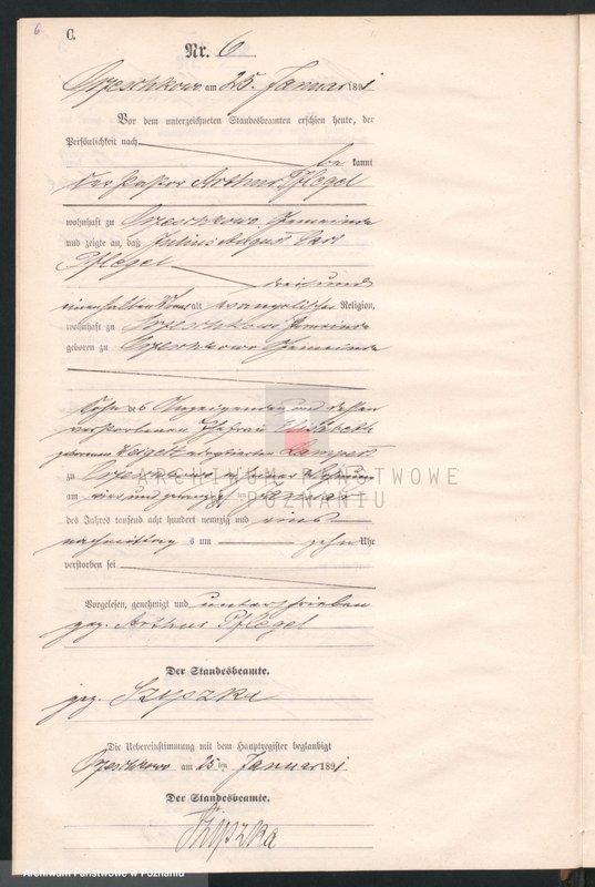 Obraz 9 z jednostki "Księga zgonów"