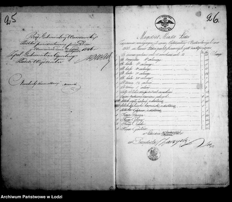 Obraz 20 z jednostki "Akta tyczące się pożyczki budowlanej Hersza Lipskiego i Lajzera Bergera"