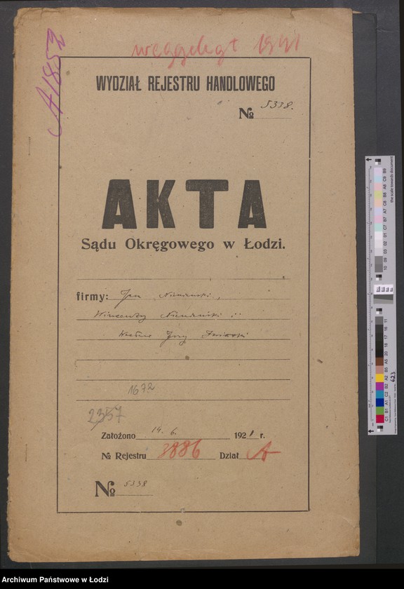 Obraz 2 z jednostki "Jan Nieniewski, Wincenty Nieniewski, Jerzy Iwiński – Dom handlowo-komisowy „Nieniewscy i Iwiński”"