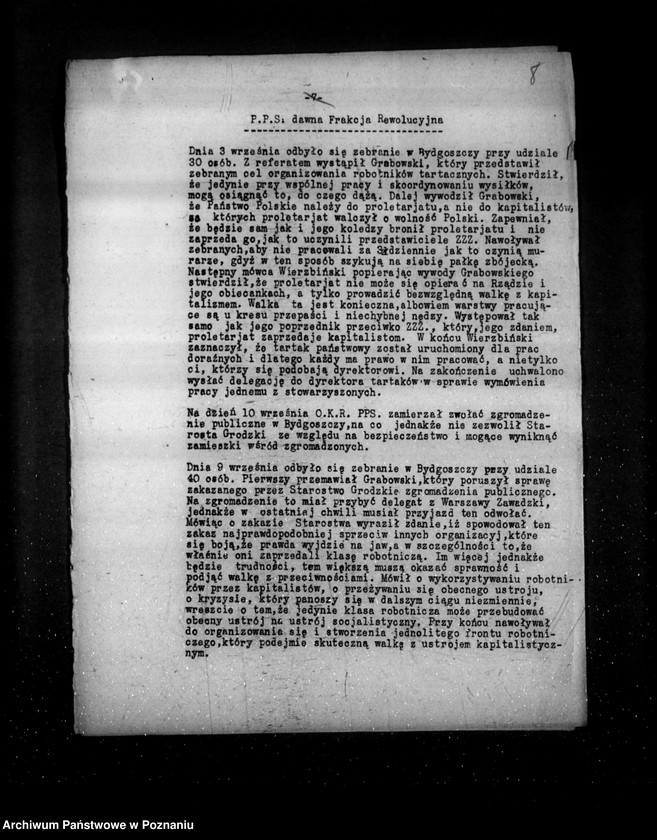 Obraz 12 z jednostki "Sprawozdanie miesięczne sytuacyjne z legalnego ruchu politycznego za miesiące wrzesień-grudzień 1933 r."