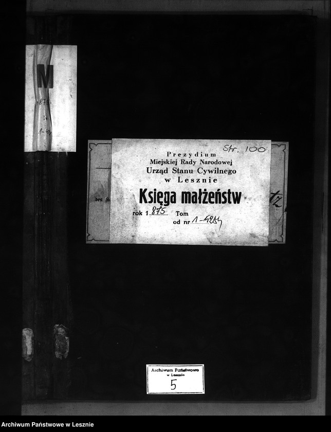 Obraz 2 z jednostki "[Księga małżeństw]"